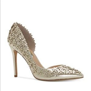 Champagne wedding shoes